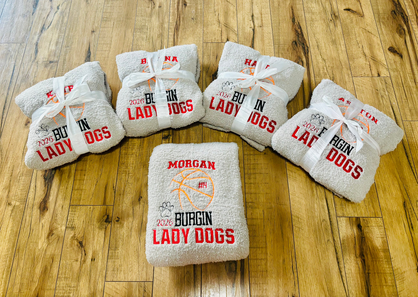 Custom Embroidered Sports Blanket
