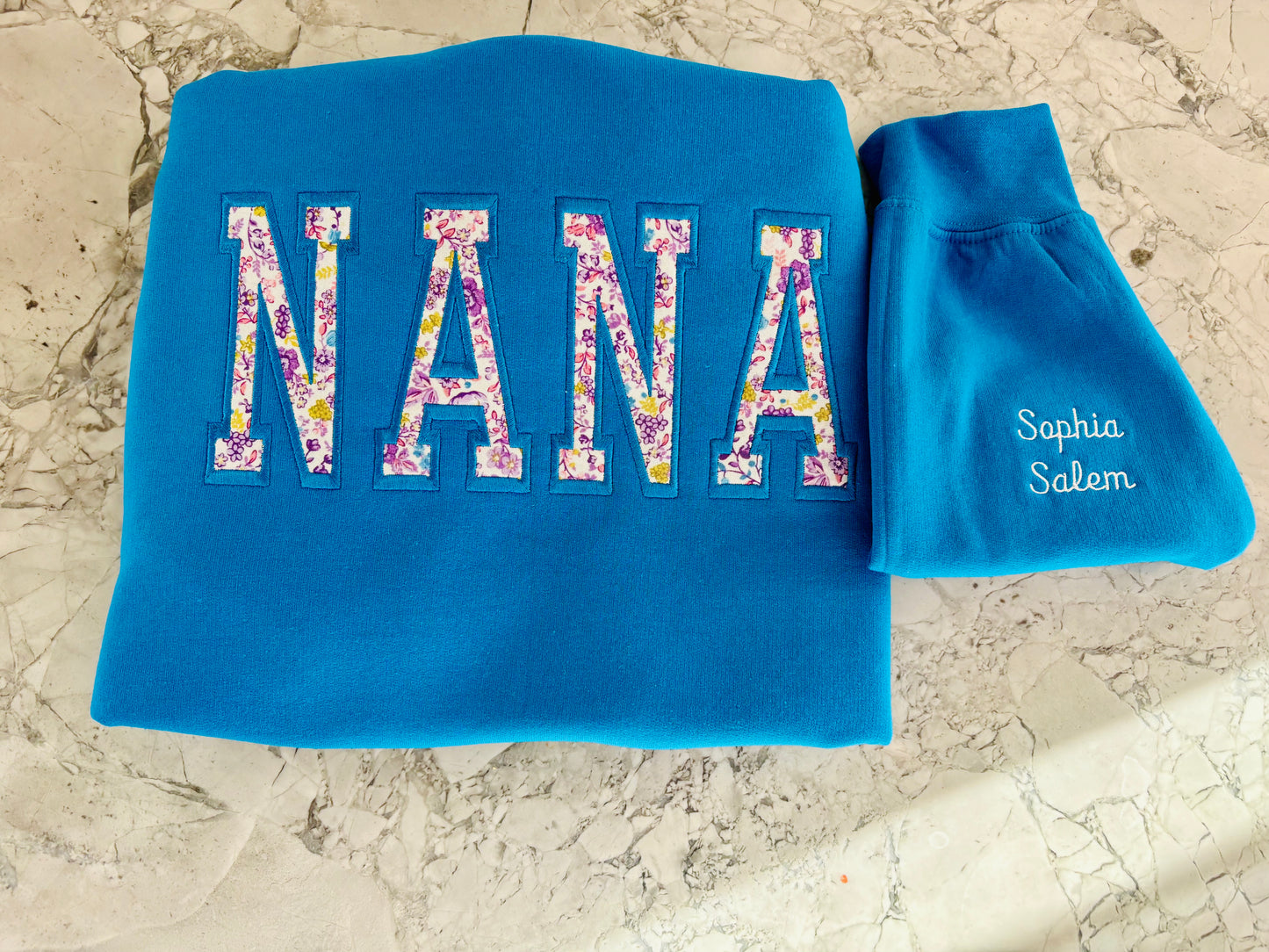 Custom Grandmother Name Embroidery!