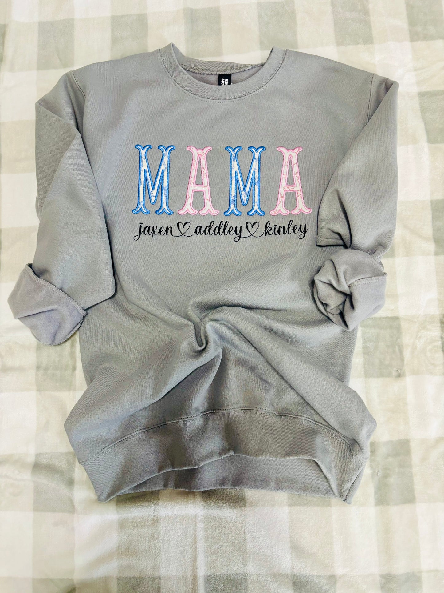 MAMA Bow Embroidery