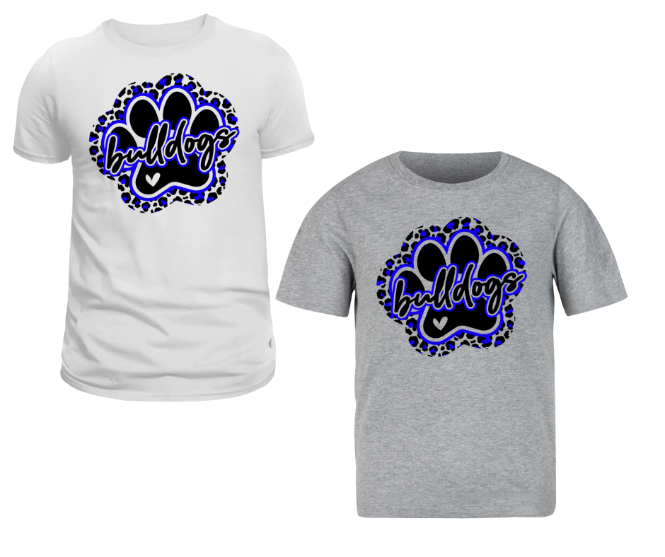 Bulldog Babe -Blue