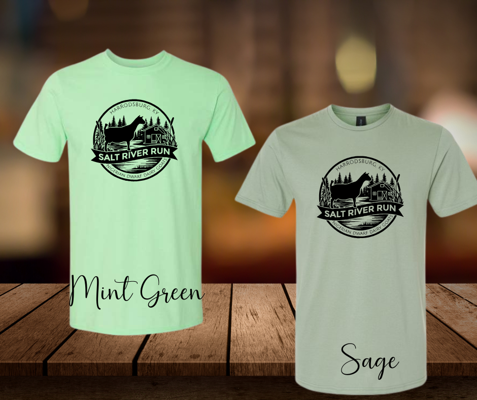 Business Page for Salt River Run Nigerian Dwarf Dairy Goats! T-Shirts