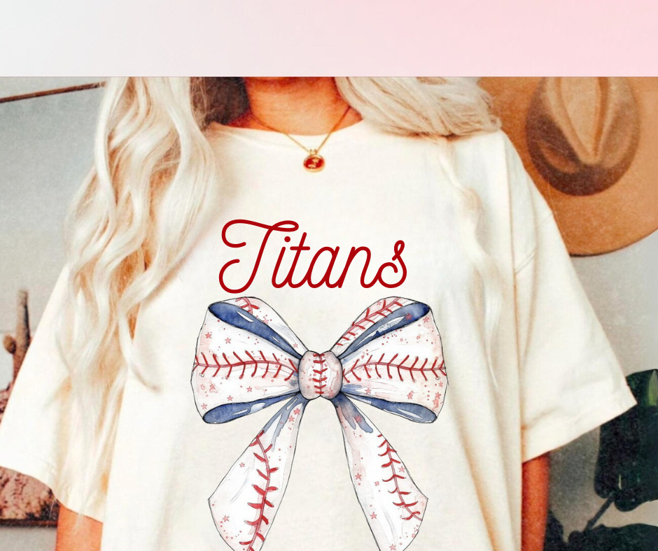 Titans Bow Printed T-Shirt
