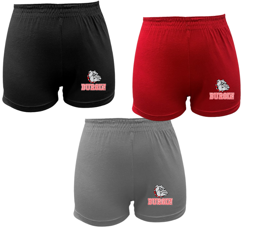 Pep Squad Shorts - Burgin Bulldog Edition