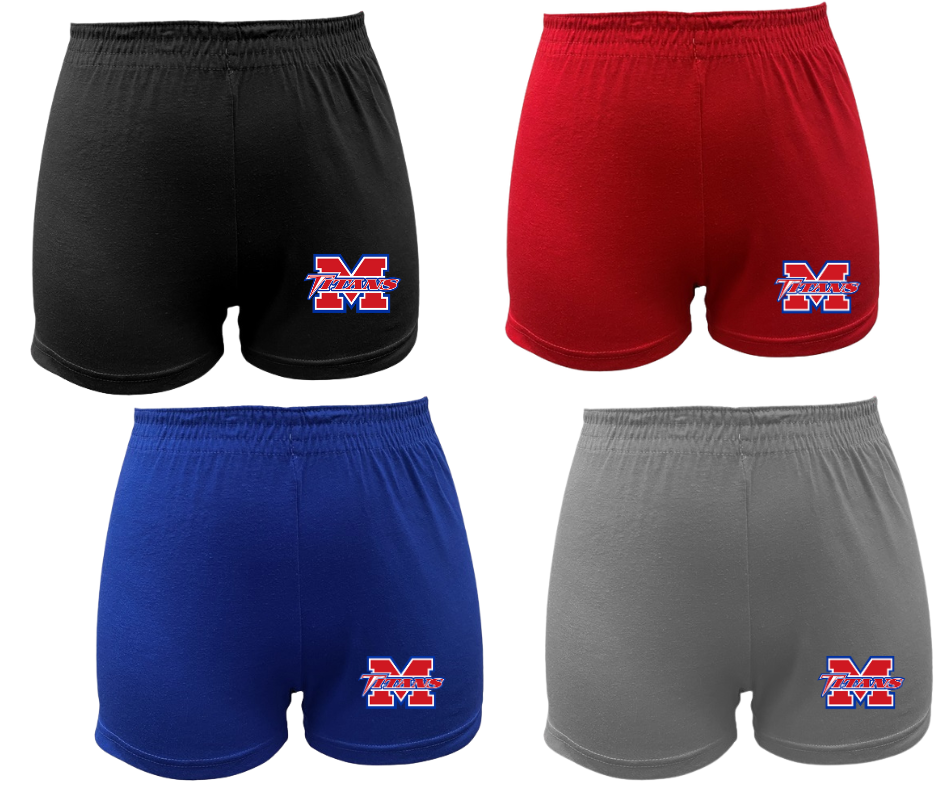 Pep Squad Shorts - Mercer Titans Edition