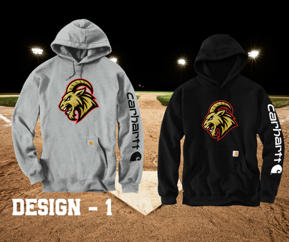 Grundy Goats - Carharrt logo Hoodie