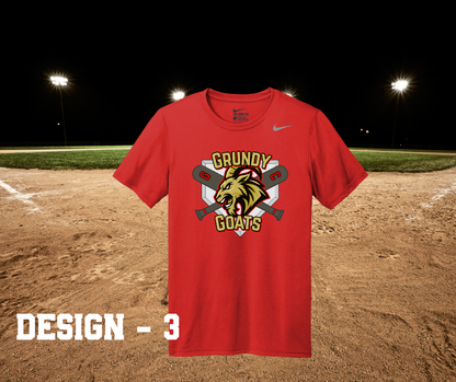Grundy Goats - Nike Performance T-Shirts