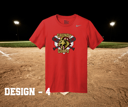 Grundy Goats - Nike Performance T-Shirts