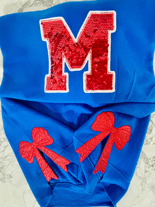 Varsity M Crewneck Sweatshirt - Mercer Colors