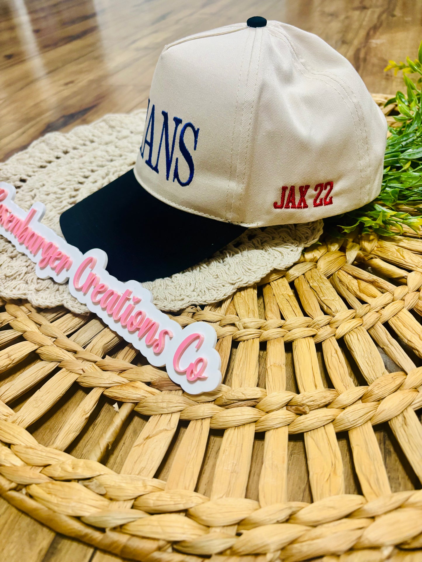 Custom Embroidered Team Mascot Hats (Side Embroidery Add on)