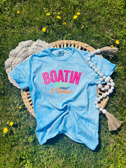 Boatin' & Floatin' Embroidered T-Shirt