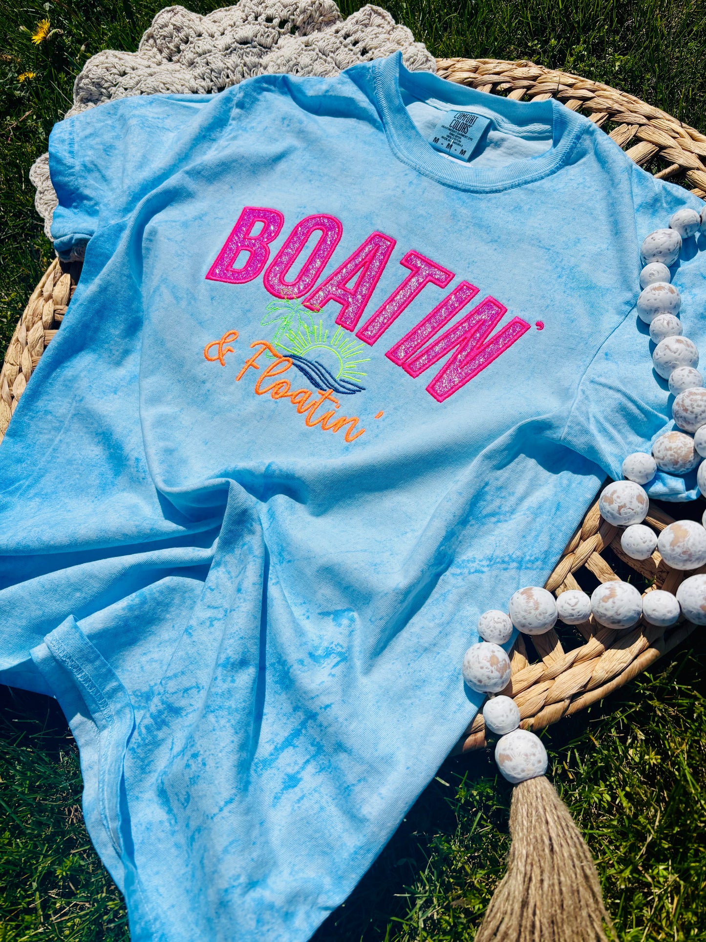 Boatin' & Floatin' Embroidered T-Shirt