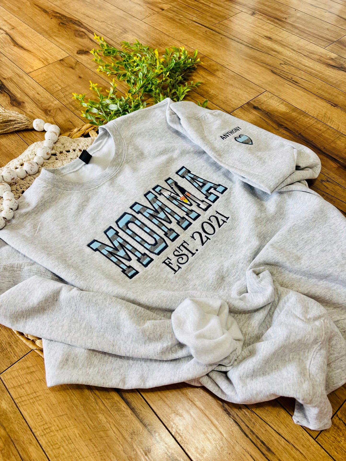Mama - Baby Onesie Embroidery