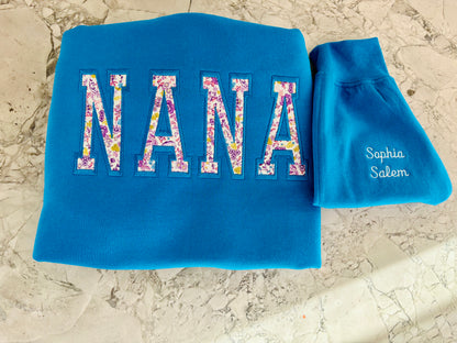 Custom Grandmother Name Embroidery!