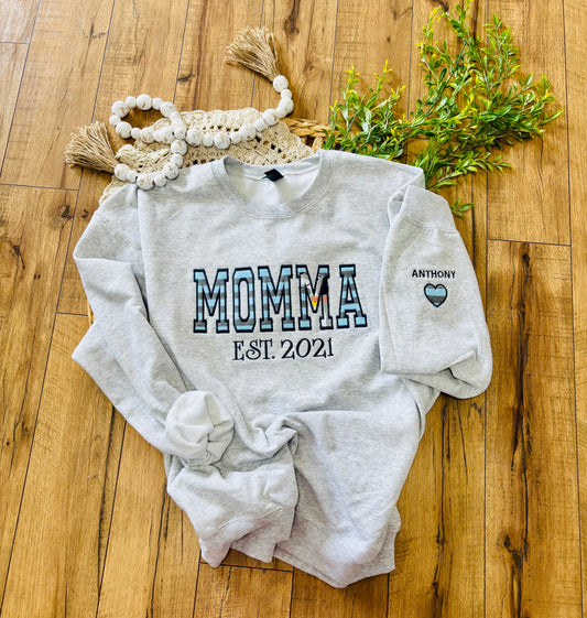 Mama - Baby Onesie Embroidery