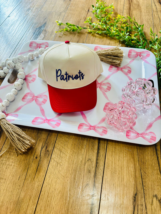 3D Puff Mascot, embroidered snapback trucker hat