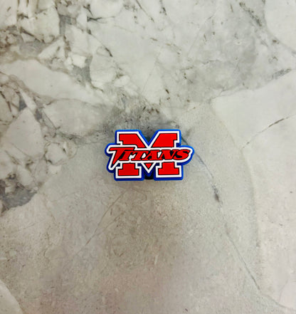 Croc Charm - Mercer Titans