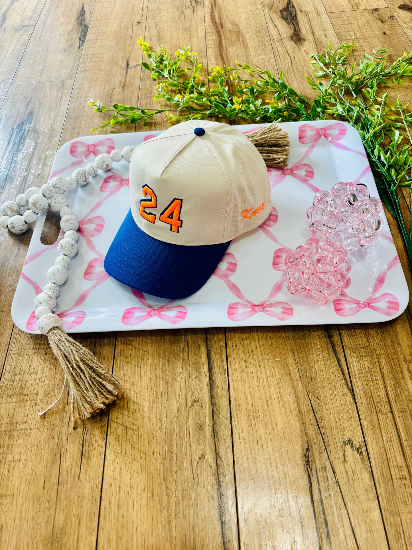 3D Puff Number embroidered snapback, trucker hat
