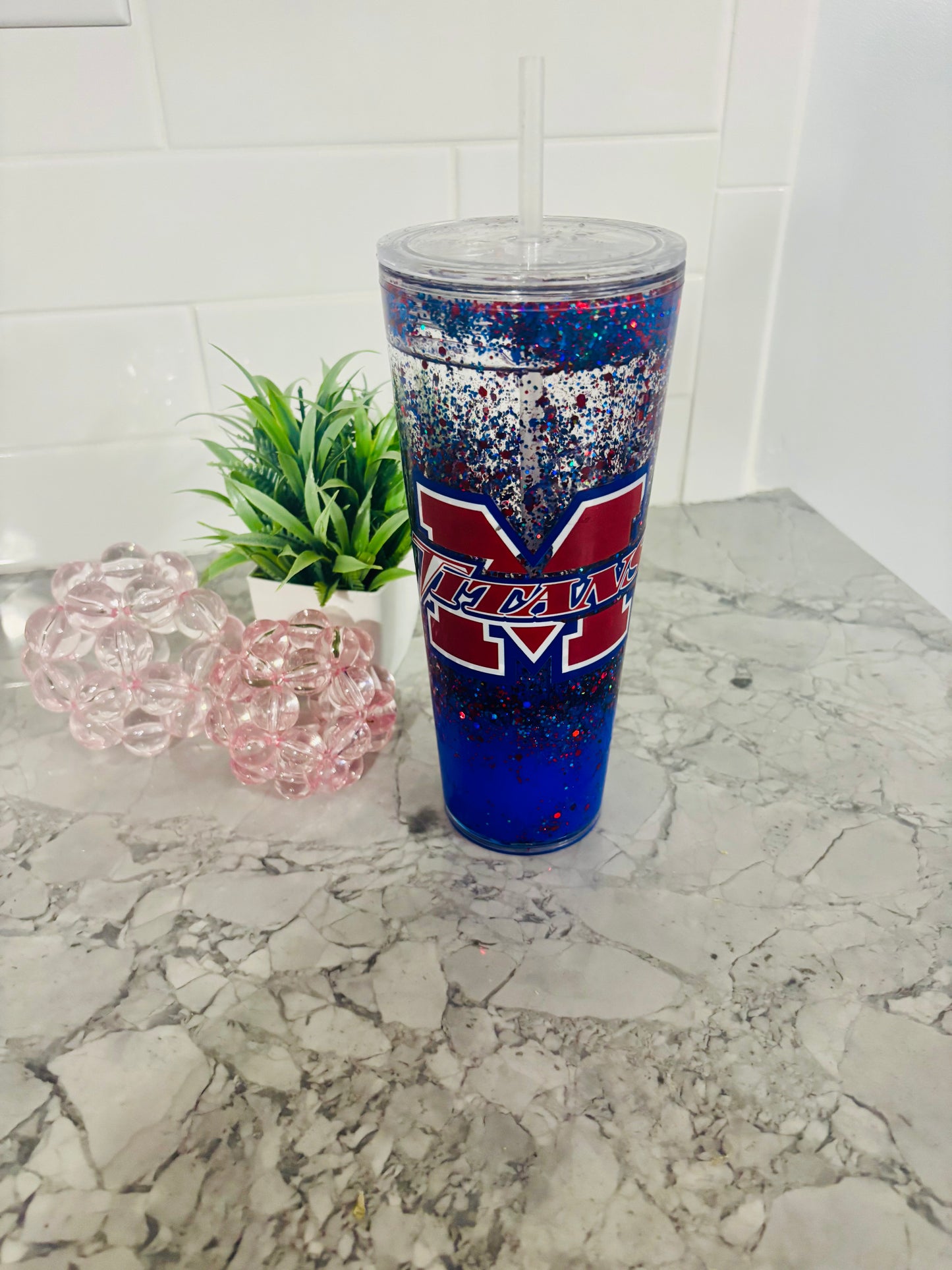 Mercer Titans Snowglobe Tumbler!