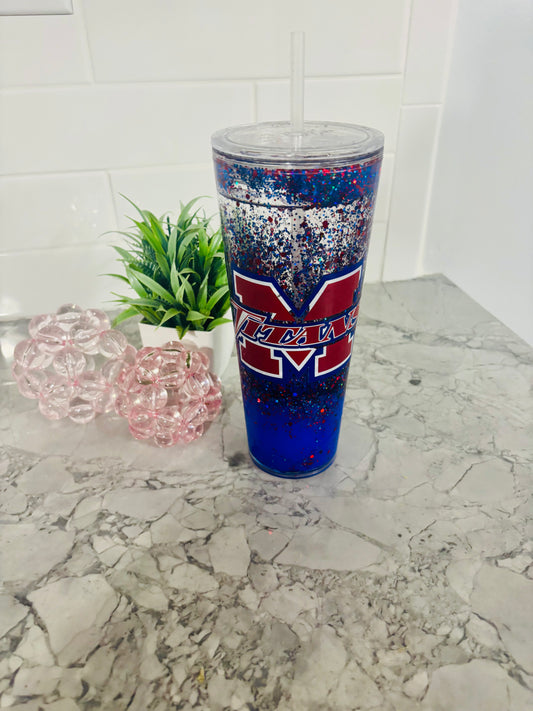 Mercer Titans Snowglobe Tumbler!