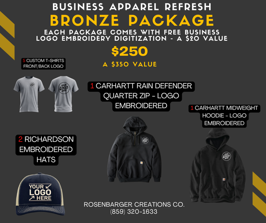Business Apparel Refresh - Bronze Package - $250, a $350 value