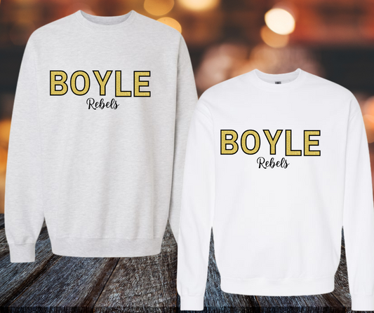Glitter Applique Embroidery - Boyle Rebels Edition