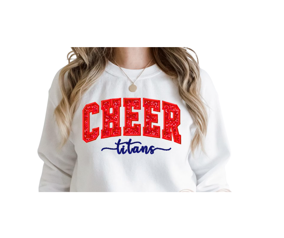 Cheer Sequin Embroidery Sweatshirt - Mercer Edition