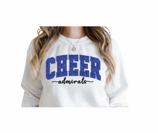 Cheer Sequin Embroidery Sweatshirt - Danville Edition