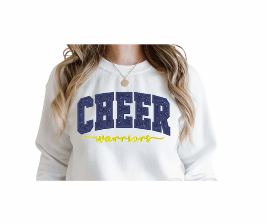 Cheer Sequin Embroidery Sweatshirt - DCA Edition