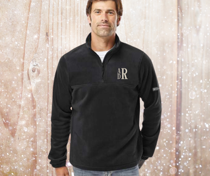 Men's Columbia Half Zip Fleece - Embroidered