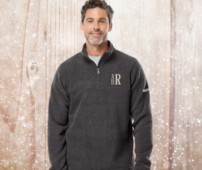 Men's Columbia Half Zip Fleece - Embroidered