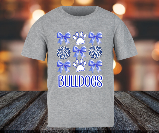 Bulldogs - Pom poms & Bows