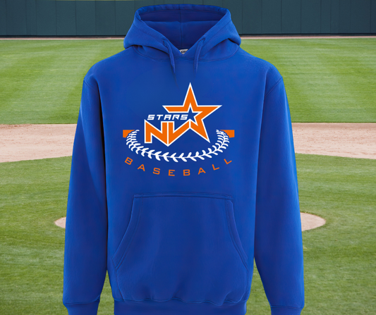 NV Stars baseball printed Hoodie