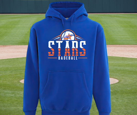 NV Stars baseball printed Hoodie (Large Stars edition)