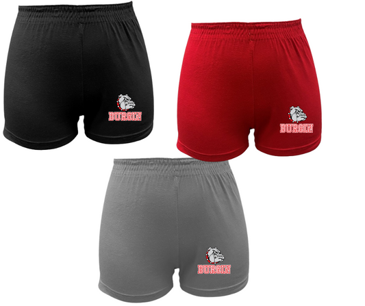 Pep Squad Shorts - Burgin Bulldog Edition