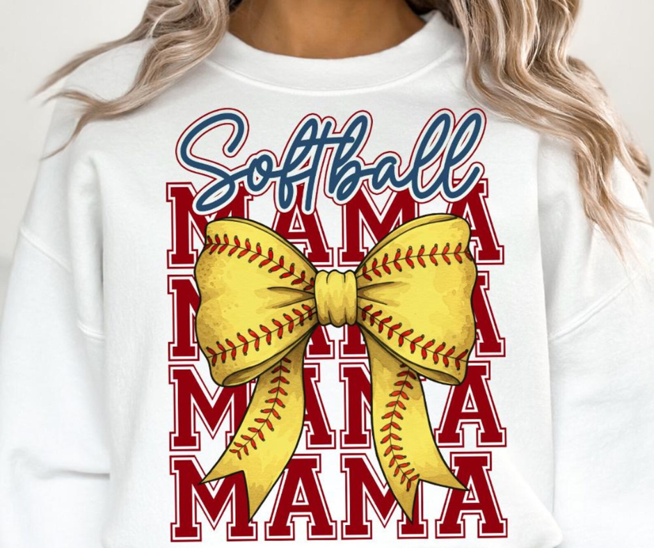 Softball Mama - Printed T-Shirt