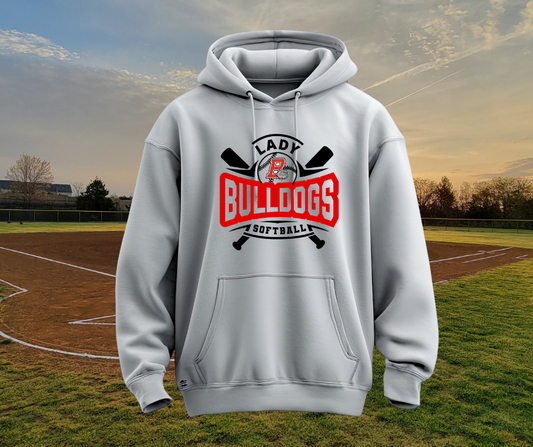 Lady Bulldogs Softball - Printed Hoodie