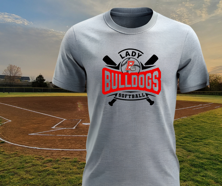 Burgin Lady Bulldogs Softball 2026 design - Printed T-Shirt